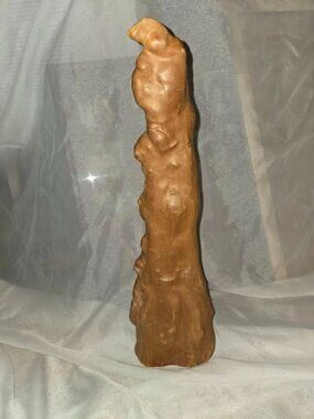 Cypress Knee Wood Art Sculpture Decor Natural Root, MCM 15.5x 5